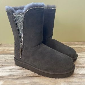 ✨UGG✨Sequin w/ Side Zipper Boots